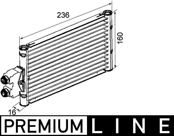 CLC74000P Mahle Original Radiador de refrigeración de la transmisión