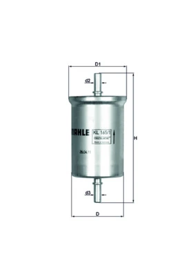 KL1651 Mahle Original Filtro de gasolina