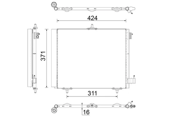 Condensador C2  hatchback (2003-2008) original desde 47,19 €