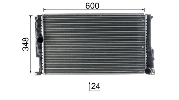 Radiador CR824000P Mahle Original