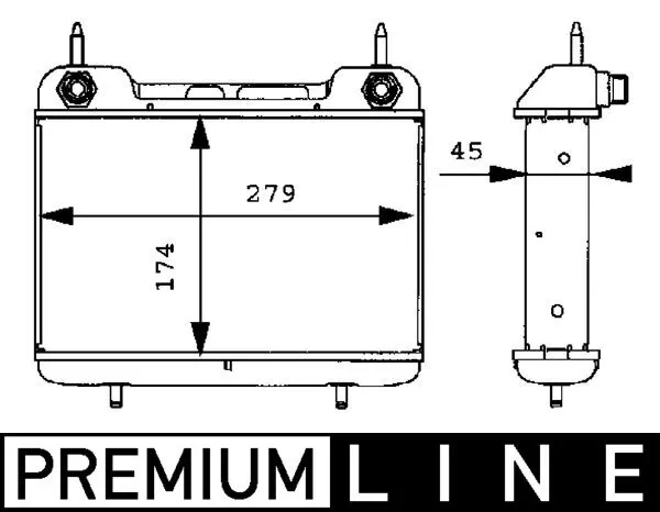 CLC27000P Mahle Original Radiador de aceite