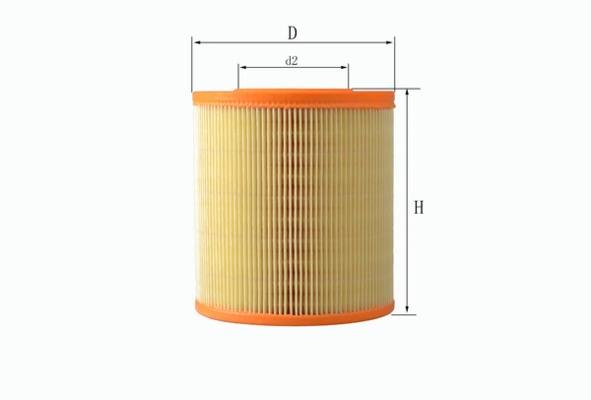 LX1253 Mahle Original Filtro de aire de motor