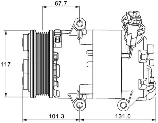 Compresor ac Mahle Original ACP1330000P precio, desde 327,87 EUR