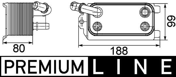 CLC72000P Mahle Original Radiador de refrigeración de la transmisión