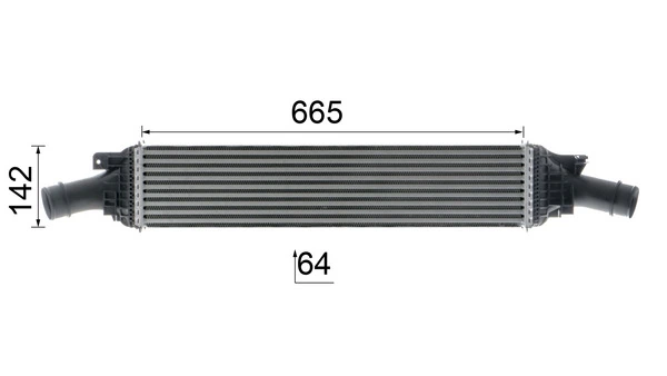 CI170000P Mahle Original Radiador de intercooler