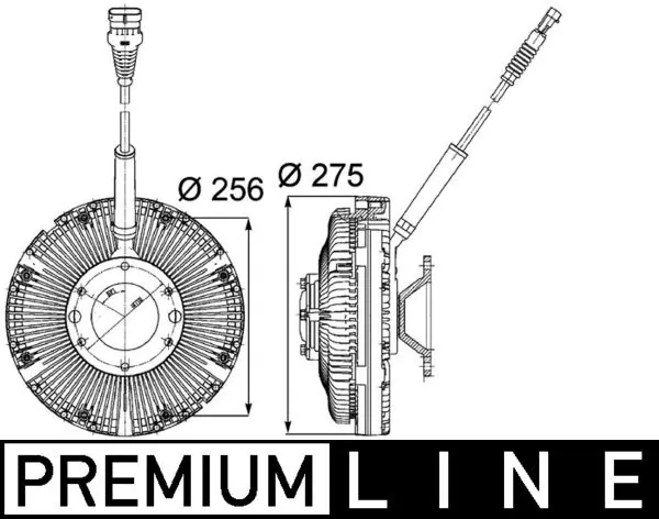 CFC97000P Mahle Original Embrague viscoso