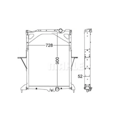 Radiador CR1557000P Mahle Original