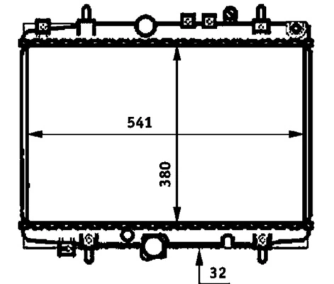 Radiador CR393000P Mahle Original