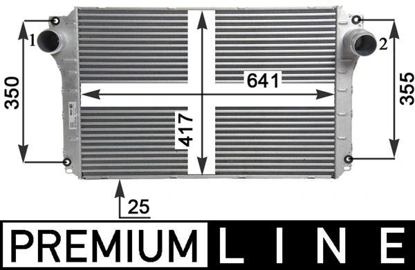 Intercooler CI463000P Mahle Original