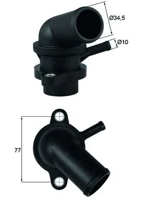 TI24087D Mahle Original Termostato de agua
