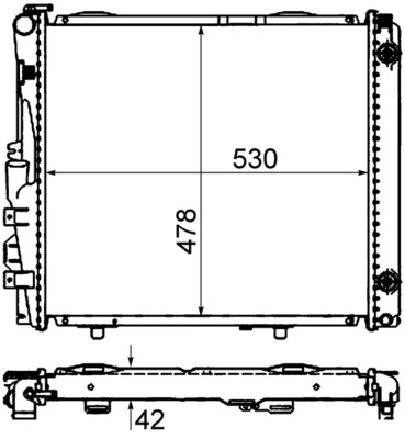 Radiador CR290000S Mahle Original
