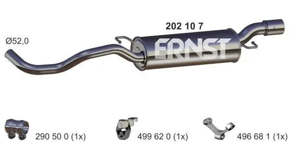 Comprar Silenciador trasero Audi TT  8N9 a bajo precio