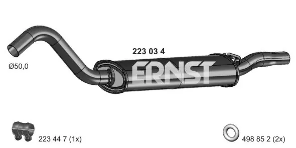 Comprar Silencioso trasero 80  89, 89Q, 8A