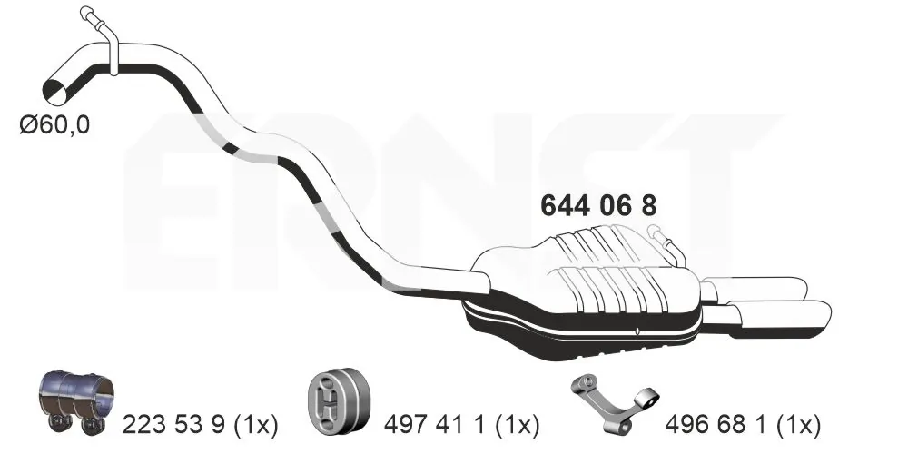 Comprar Silencioso trasero SuperB II 3T4