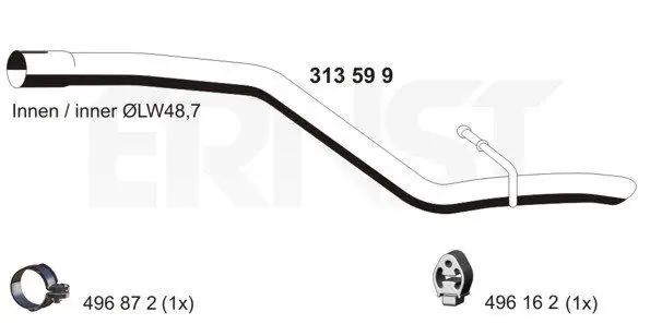 Silenciador trasero para Ford Focus CA5