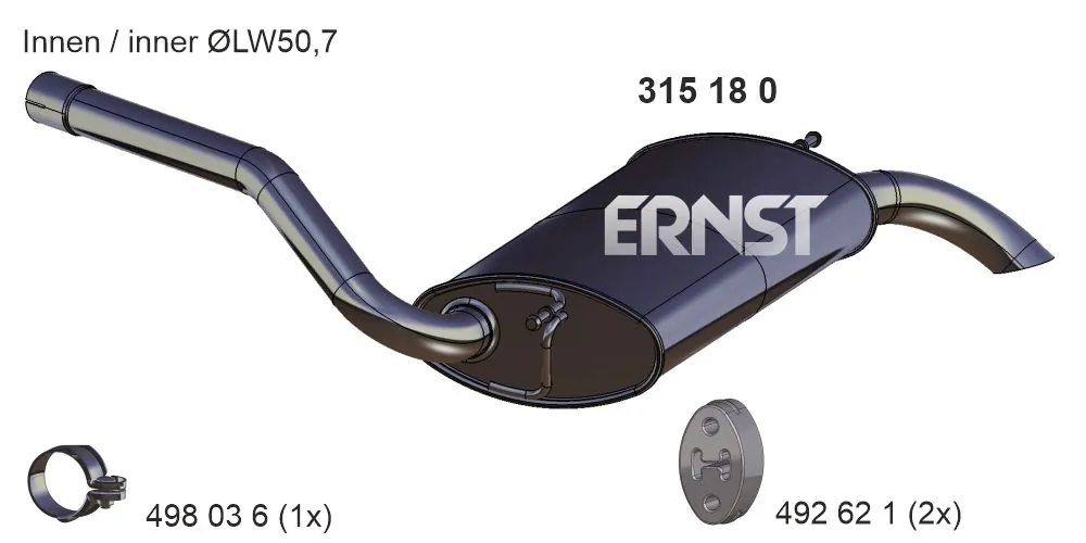 Silencioso trasero Ford Focus III familiar comprar en España