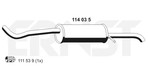 Silencioso trasero Seat Ibiza III desde 85,91 €