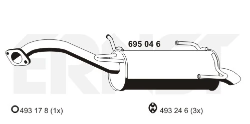 Silencioso trasero Nissan Micra  hatchback comprar en España