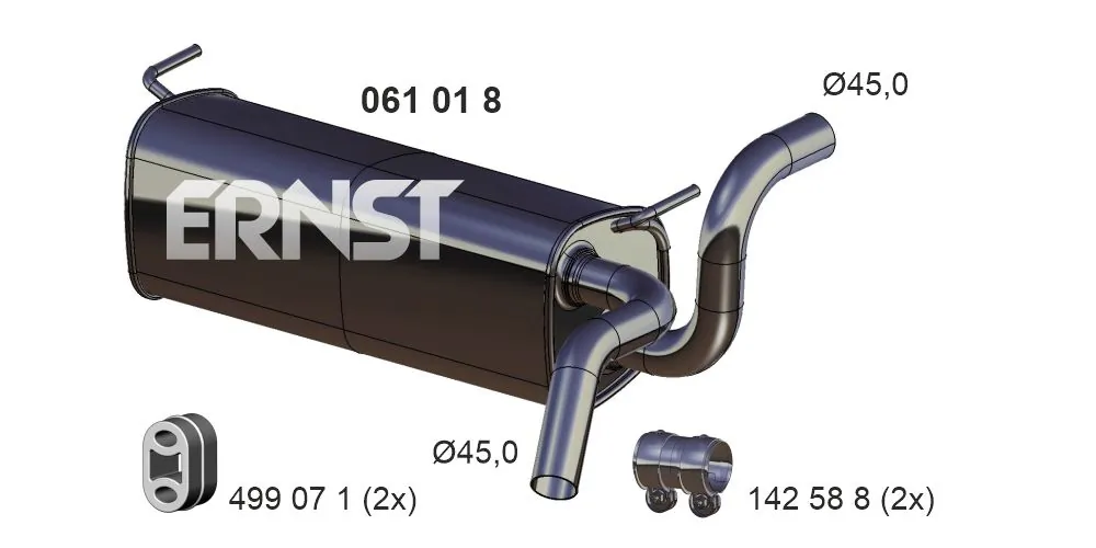 Silencioso trasero Astra sedán (2012-2015) original desde 101,51 €