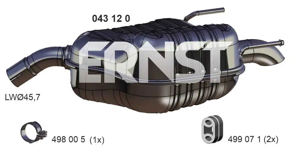 Silencioso trasero Vectra hatchback (2002-2008) original desde 90,28 €