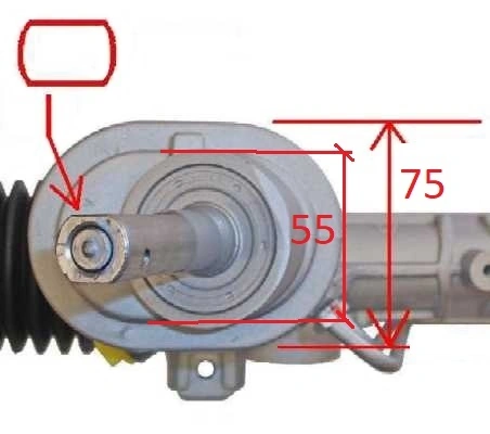 01283304 Lizarte Cremallera caja de direccion
