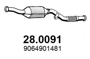 Catalizador para Mercedes Sprinter 906