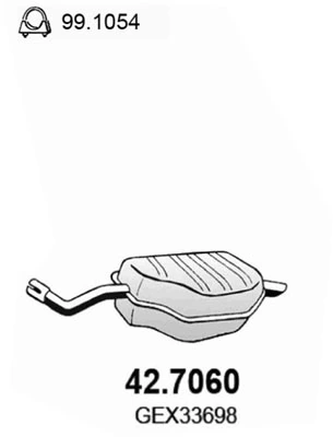 Comprar Silenciador trasero Rover 75  RJ a bajo precio