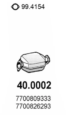 Comprar Convertidor catalítico Clio I BC57, 5357