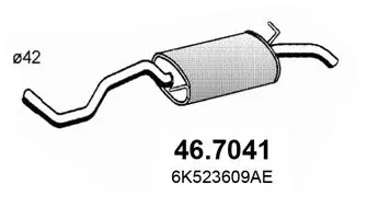 Comprar Silencioso trasero Cordoba  6K2