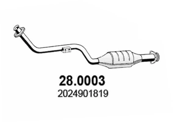 Convertidor catalítico Mercedes C  (W202)