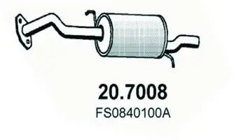 Silencioso trasero Mazda 626 IV (1992-1997)