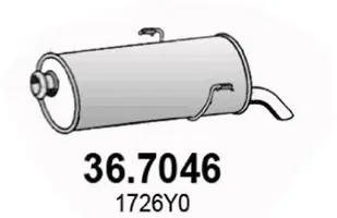 Comprar Silencioso trasero 206 2A/C
