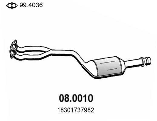 Convertidor catalítico 3  sedán (1990-1998) original desde 225,87 €
