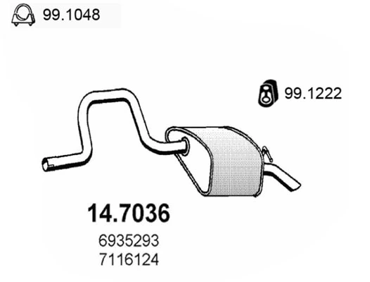 Comprar Silencioso trasero Mondeo I GBP