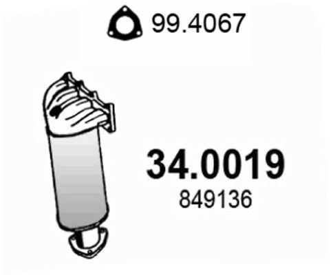 Convertidor catalítico Corsa  monovolumen (2006-2015) original desde 201,68 €