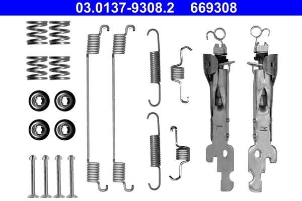 Comprar Kit de montaje de zapatas de freno traseras Smart FORTWO  450 a bajo precio