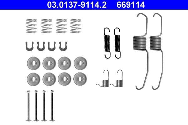 Juego de montaje, zapatas de freno traseras Toyota Celica desde 14,34 €