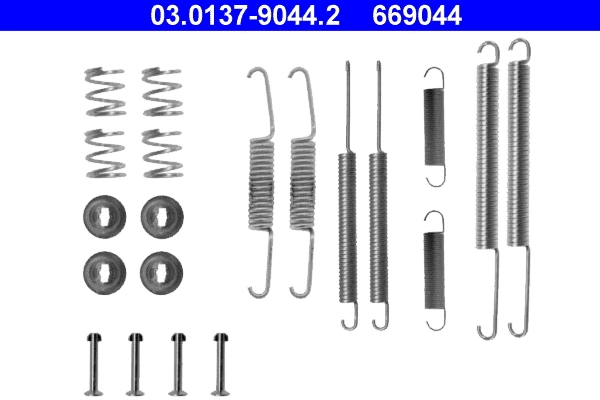 Comprar Kit de montaje de zapatas de freno traseras Volkswagen Caddy I 14 a bajo precio