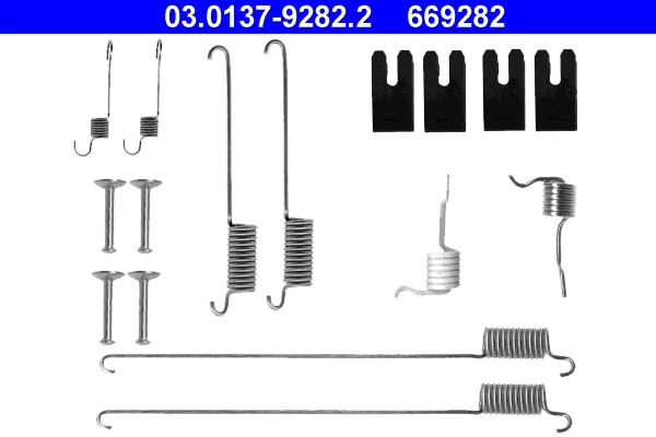 Juego de montaje, zapatas de freno traseras Land Rover Freelander I (1997-2006)