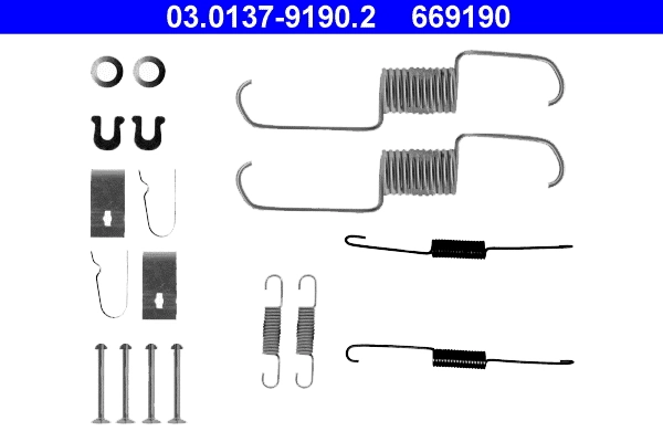 Juego de montaje, zapatas de freno traseras para Suzuki Jimny  (SN, JB)