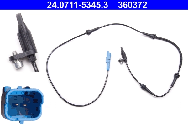Sensor ABS delantero Citroen C5 3 RW