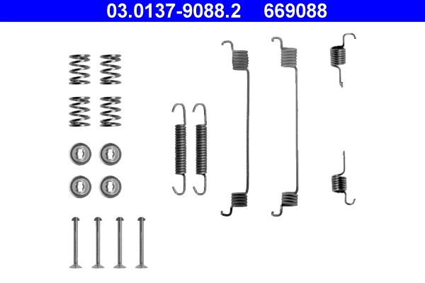Comprar Kit de montaje de zapatas de freno traseras Fiat Tipo  160 a bajo precio
