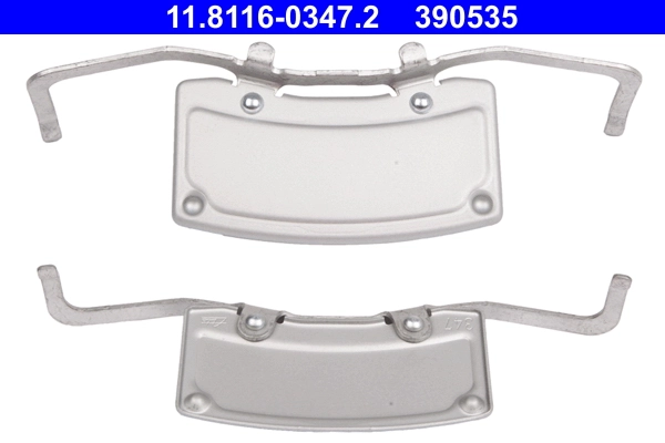 Comprar Juego de resortes de sujeción de pastillas de freno delanteras Audi A8  4E2, 4E8 a bajo precio