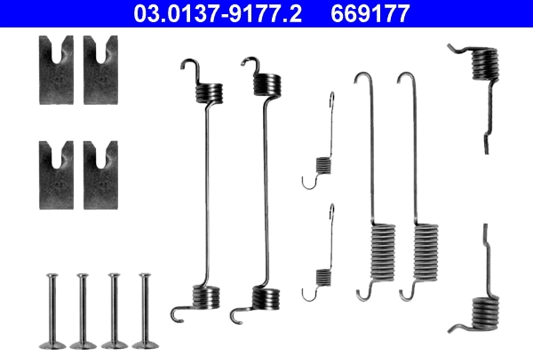 Comprar Kit de montaje de zapatas de freno traseras Ford Mondeo I GBP a bajo precio