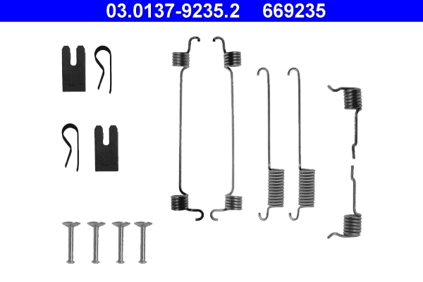 Comprar Kit de montaje de zapatas de freno traseras Ford Focus I DAW, DBW a bajo precio
