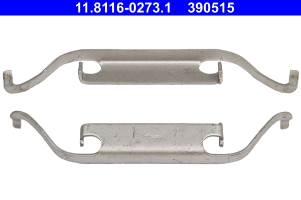 Juego de resortes de sujeción de pastillas de freno delanteras para BMW 3 E46