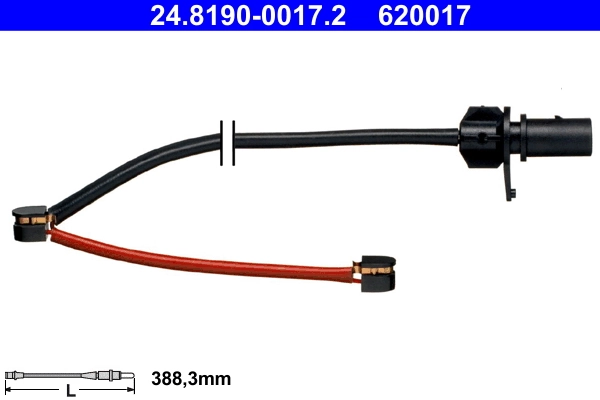 Sensor de desgaste de las pastillas de freno delanteras para Audi A4 8EC