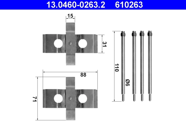 Comprar Juego de reparación de frenos delanteros Mercedes S W140 a bajo precio