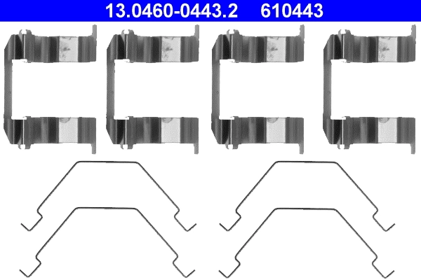 Comprar Juego de resortes de sujeción de pastillas de freno delanteras Citroen C4 GRAND PICASSO I UA