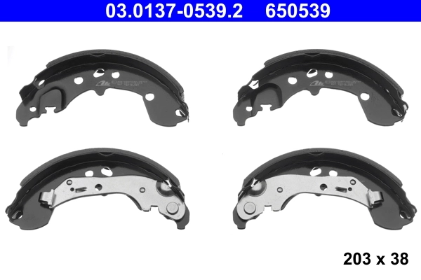 Zapatas de freno traseras Skoda Fabia IV